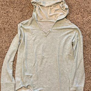 Long-Sleeved Green Hoodie Shirt, Small
